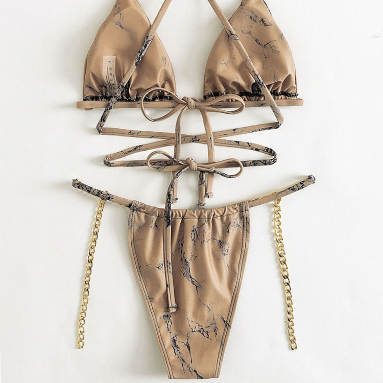 Wholesale Chain Ties Polyester Swimwear